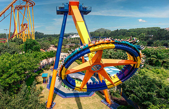 東莞玖容增壓缸公司“廣州長隆一日游”:超級大擺錘